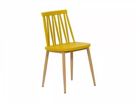 Стул zig zag (ogogo) желтый 48x81x45 см.