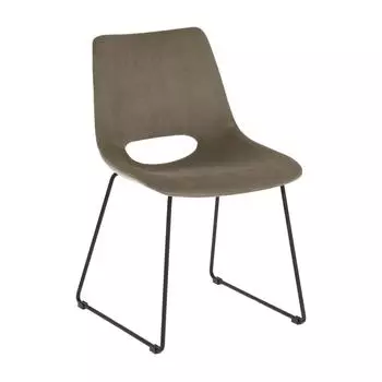 Стул ziggy (la forma) коричневый 49x78x55 см.