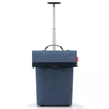 Сумка-тележка trolley m twist blue (reisenthel) синий 17x53x17 см.