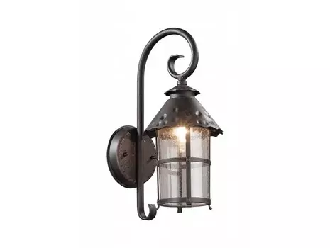 Светильник на штанге lumi (odeon light) коричневый 18x44x18 см.