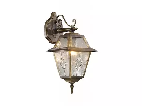 Светильник на штанге outer (odeon light) бронзовый 19x44x25 см.