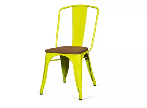 Стул tolix marais z wood (desondo) зеленый 45x84x48 см.