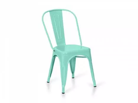 Стул tolix (ogogo) голубой 35x83x35 см.