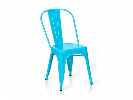 Стул tolix (ogogo) голубой 35x83x35 см.