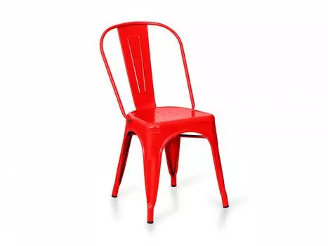 Стул tolix (ogogo) красный 35x83x35 см.