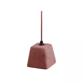 Светильник подвесной brick else (desondo) красный 11x10x11 см.