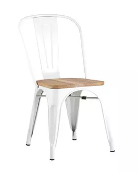 Стул tolix wood (stoolgroup) белый 45x84x51 см.