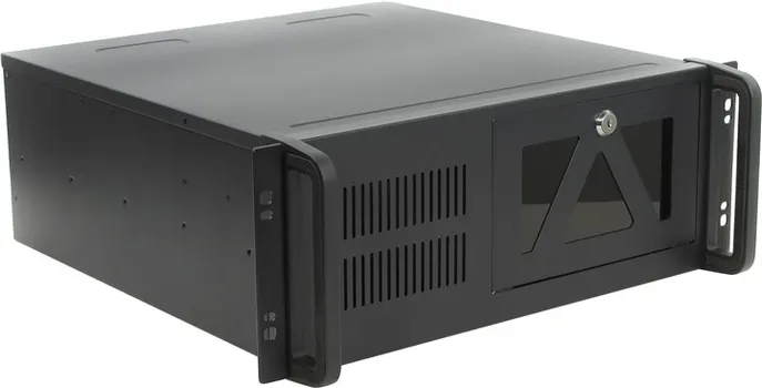 Корпус Exegate Pro 4U450-07/4U4017S, ATX, 4U RM, без БП, черный (EX244499RUS)