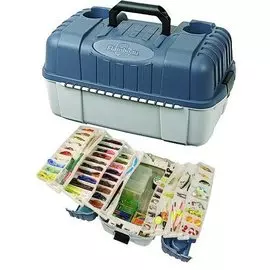 Ящик Flambeau 2059 Tackle System Hip Roof Box рыболовный пластиковый (49,9 х 29,6 х 27 см, Синий, серый)