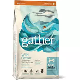 Сухой корм Gather Wild Ocean Fish органический с океанической рыбой для собак (2,72, Рыба)