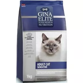 Сухой корм Gina Elite Cat Sensitive для кошек с чувствительным пищеварением (15 кг,)