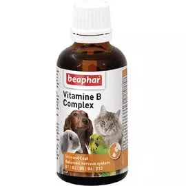 Витаминный комплекс Beaphar Vitamine B для собак, кошек, грызунов и птиц 50 мл