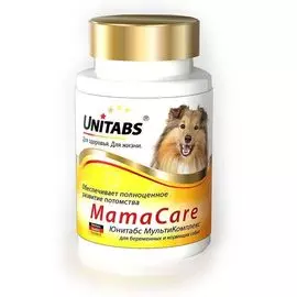Витамины Unitabs MamaCare для беременных и кормящих собак 100 таблеток (100 таблеток)