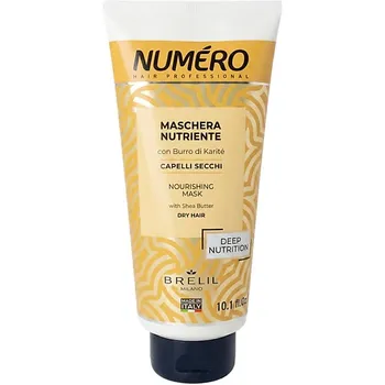 BRELIL PROFESSIONAL Питательная маска с маслом карите для сухих волос Numero