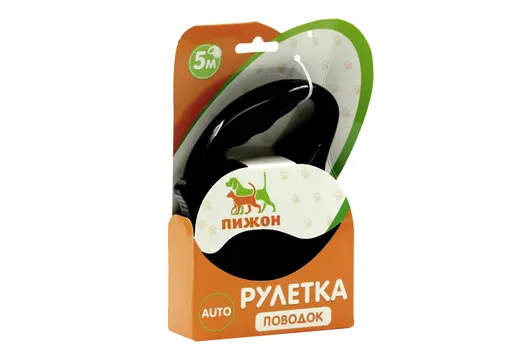 Рулетка эргономичная, 5 м, до 15 кг, черная