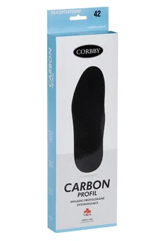 Стельки Corbby Carbon Profile латекс основа мембран ткань жест супинатор р 42