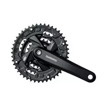 Система шатунов велосипедная Shimano M371, 175мм, Квадрат, 44/32/22, EFCM371E422XL