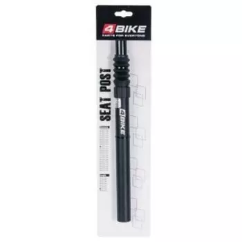 Штырь подседельный 4BIKE SPS-78N, 27.2х350 мм, амортизационная, алюминий, черный, ARV000180