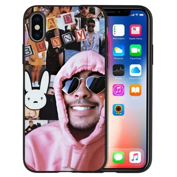 Защитный чехол Bad Bunny для iPhone 12 Pro X XS Max XR 7 8 Plus iPhone 12 Mini 11 Pro Max SE 2020 iPhone XS MAX