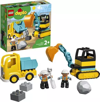 LEGO DUPLO 10931 Грузовик и гусеничный экскаватор