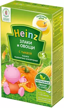 Каша без молока Heinz овощная/пшенично-кукурузная/тыква с 5мес 200г