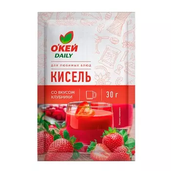 Кисель момент приг ТЧН!/О'КЕЙ DAILY клубника 30г