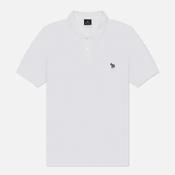 Мужское поло Paul Smith Zebra Logo Regular, цвет белый, размер L