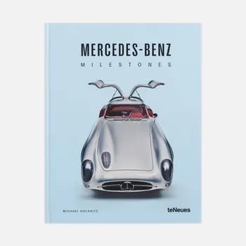 Книга teNeues Mercedes-Benz Milestones, цвет голубой
