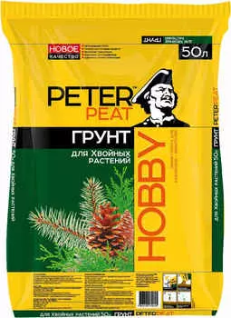 Грунт Peter Peat Для хвойных растений линия Хобби 50 л