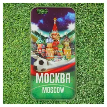 Чехол для телефона Iphone 6 Москва Храм Василия Блаженного Футбол Арена