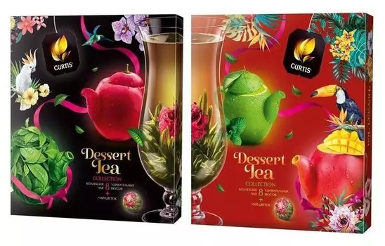 Чай Curtis Dessert Blooming Tea Collection 40пак 13799
