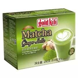 Чай Gold Kili имбирный напиток латте матча, быстрорастворимый, 10саше/ув