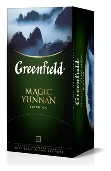 Чай Greenfield черный Magic Yunnan, 25пак/1уп 0356-10