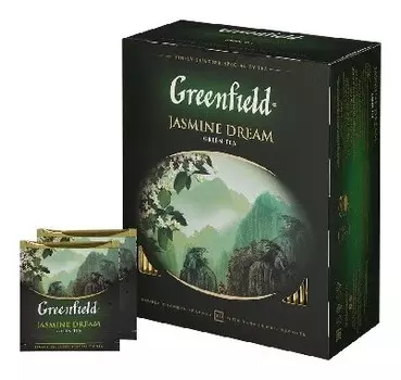 Чай Greenfield Jasmin Dream зеленый,100пак/уп 0586-09 Т