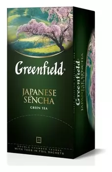 Чай Greenfield зеленый Japanese Sencha, 25пак/1уп 0535-10