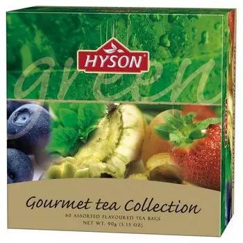 Чай Hyson зел. Gurmet Tea Collection 60 пак X 1.5гр/уп