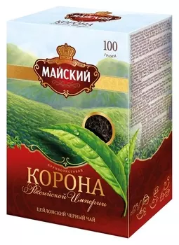 Чай майский корона российской империи (Крупнолистовой) 100 гр, 13984