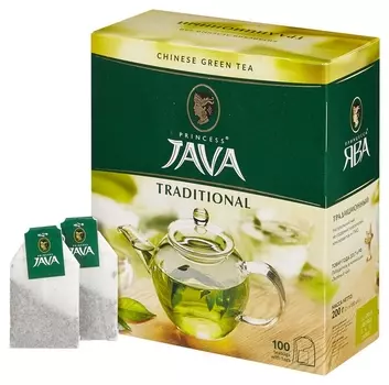Чай принцесса Ява зеленый 100 пак/уп 0880-18