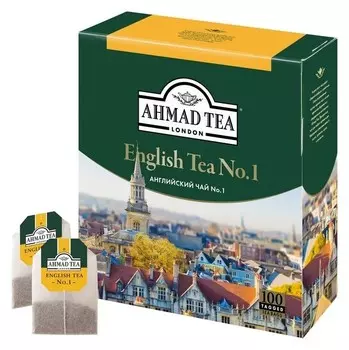 Чай Ahmad English N1 черный 100пак/уп 598-08