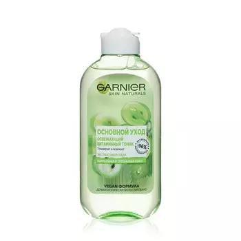 Освежающий витаминный тоник Garnier Основной уход для лица для нормальной и смешанной кожи 200мл