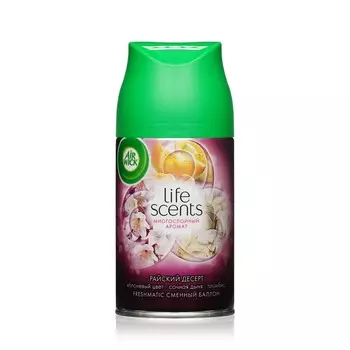 Освежитель воздуха Air wick Life Scents универсальный автоматический - сменный блок " Райский десерт " 250мл