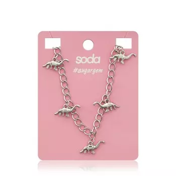 Ожерелье Soda " Chain dinosaurs "