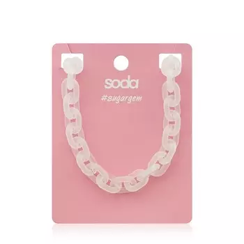 Ожерелье Soda " Transparent chain "