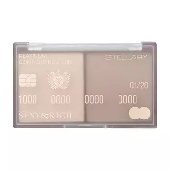 Палетка для контуринга лица Stellary Sexy&Rich 01 10г