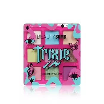 Палетка теней для век Beauty Bomb Trixie 9 оттенков 7г