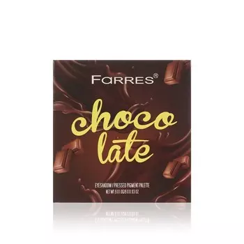 Палетка теней для век Farres Choco late 9 цветов 9г