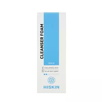 Пенка для умывания Hiskin с гиалуроновой кислотой 120мл