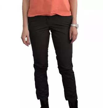 Брюки женские Didriksons REX WNS NARROW PANTS, черный, 502776