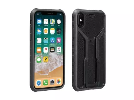 Чехол для смартфона TOPEAK RIDECASE ONLY, WORK WITH iPHONE X, BLACK/GRAY, TRK-TT9855BG