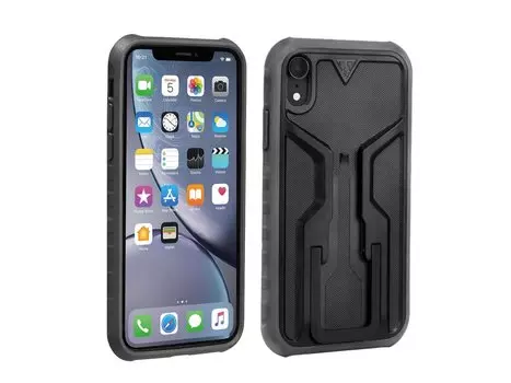 Чехол для смартфона TOPEAK RIDECASE ONLY, WORKS WITH iPHONE XR, черно-серый, TRK-TT9859BG
